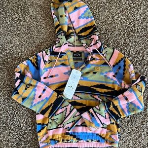 Billabong hooded fleece with Tags